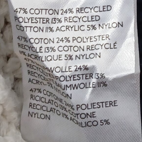 Anthropologie Pilcro Striped Nautical Bell Sleeve Henley Sweater Size Medium - Picture 8 of 9